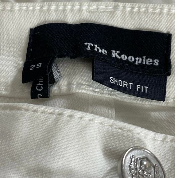 The Kooples Womens Lace Up White Skull detail Skinny  Jeans Size 29 Short - Picture 5 of 10